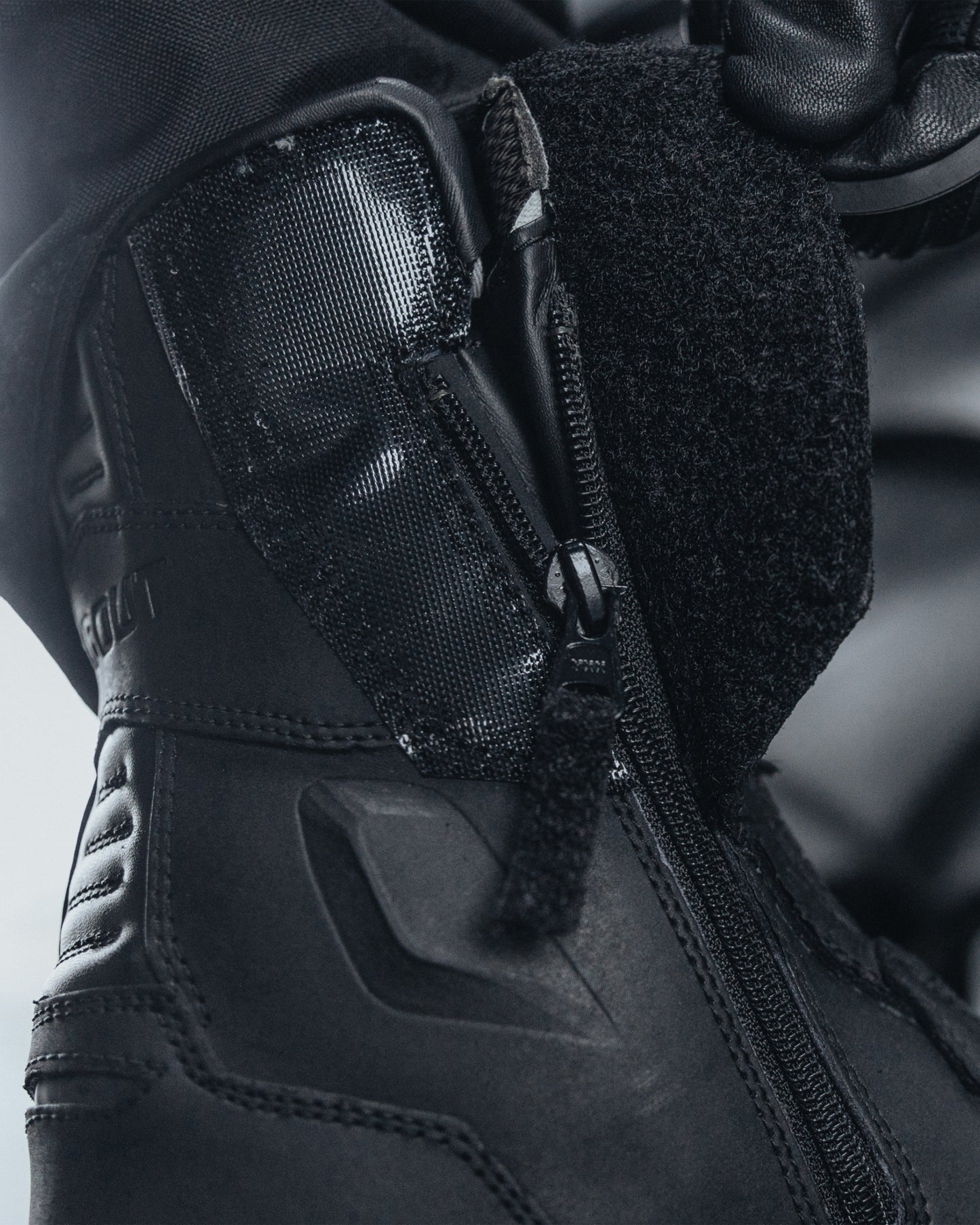 Scout Air Motorradstiefel Schwarz Matt