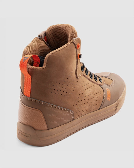 Spike Motorradstiefel Braun