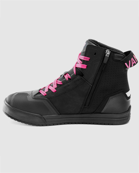 Vandal II Damen Motorradstiefel Rosa