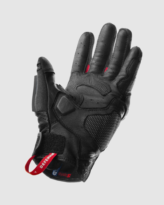 Defender Motorradhandschuhe Rot