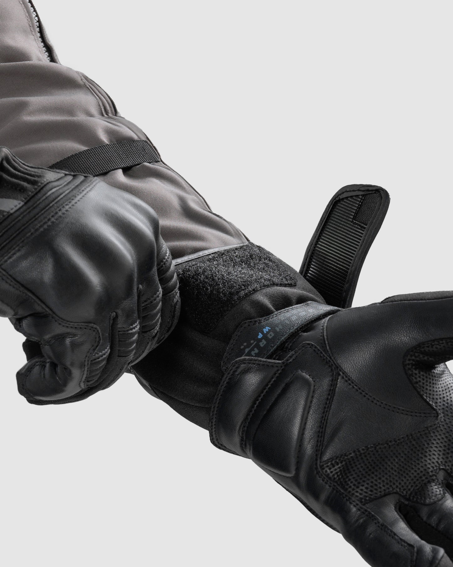 Tracer Wasserdichte Motorradhandschuhe Schwarz