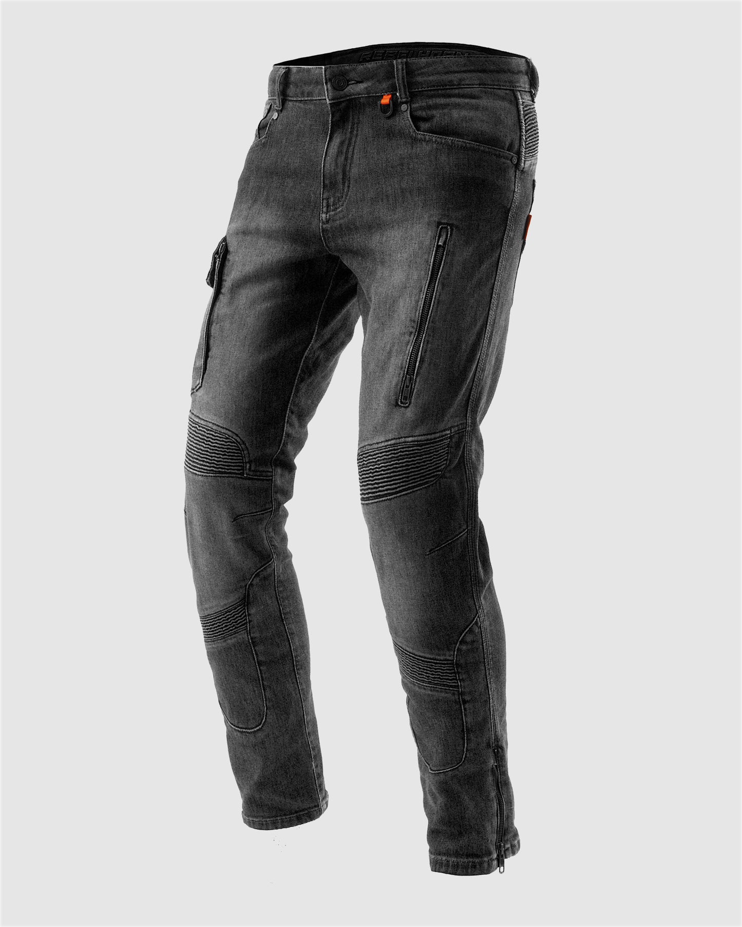 Vandal Motorrad-Jeans Einschichtig Schwarz Verwaschen