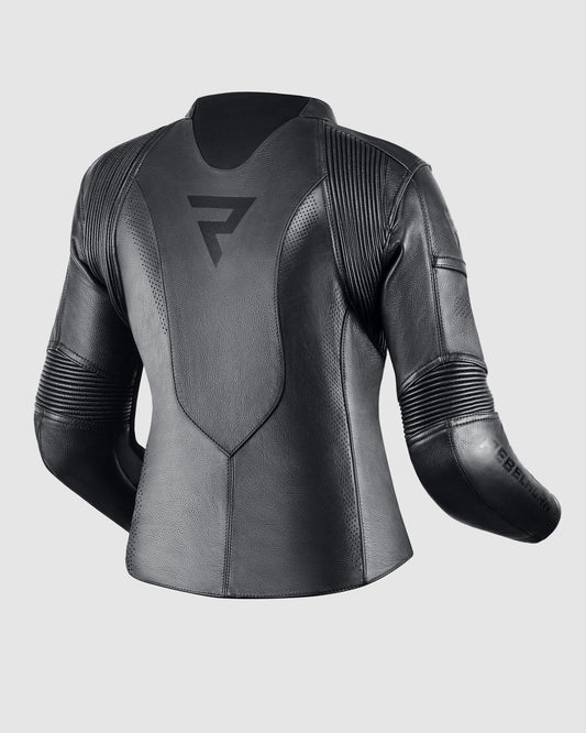 Rebel Damen Motorradjacke Schwarz