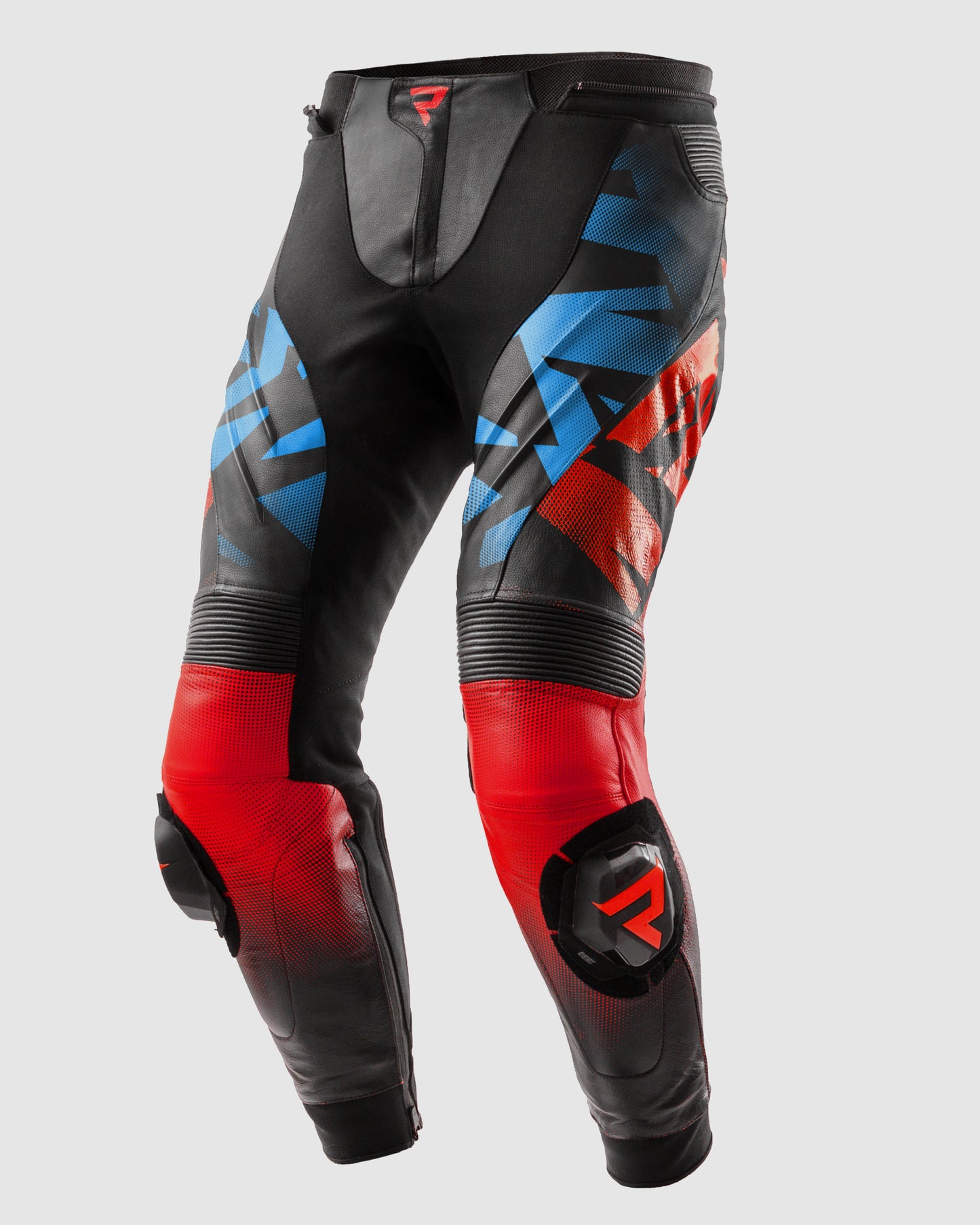 Inferno Motorradhose Blau Rot