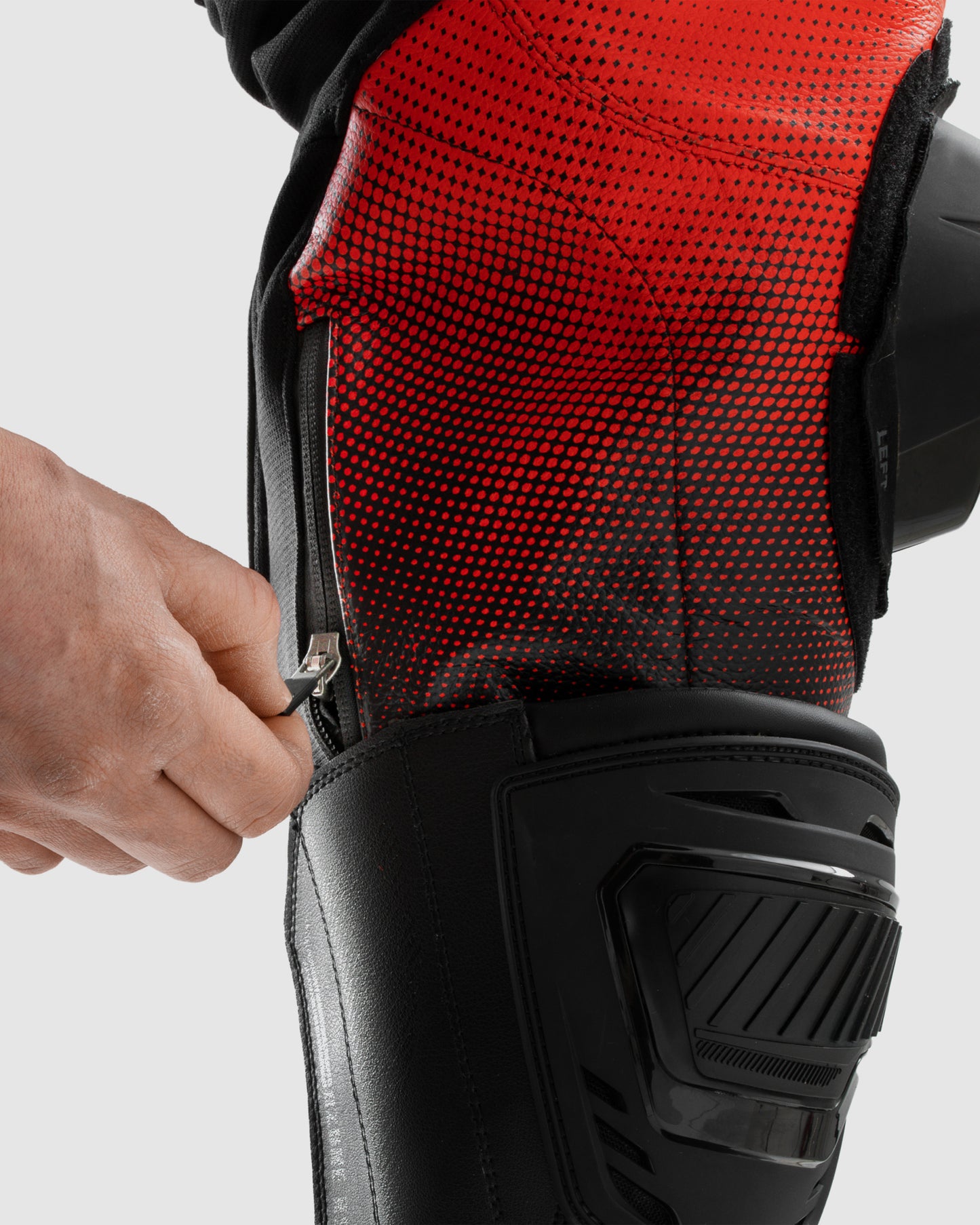 Inferno Motorradhose Blau Rot