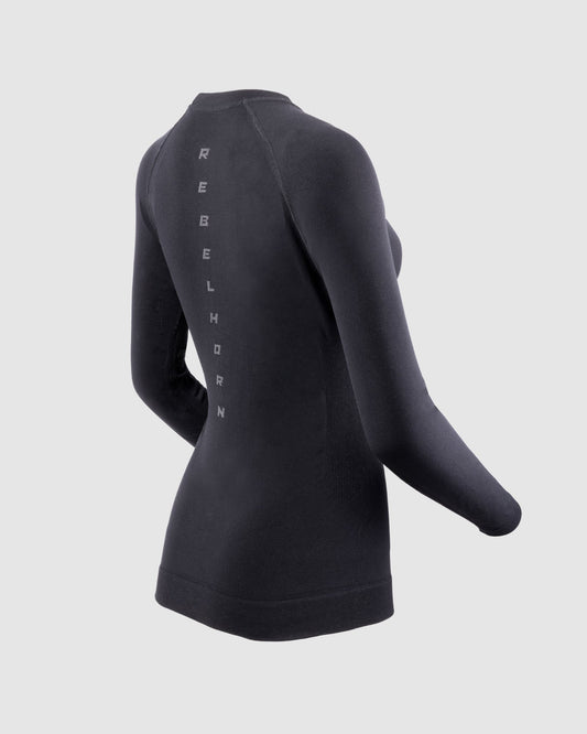 Freeze II Damen Funktionshemd Schwarz