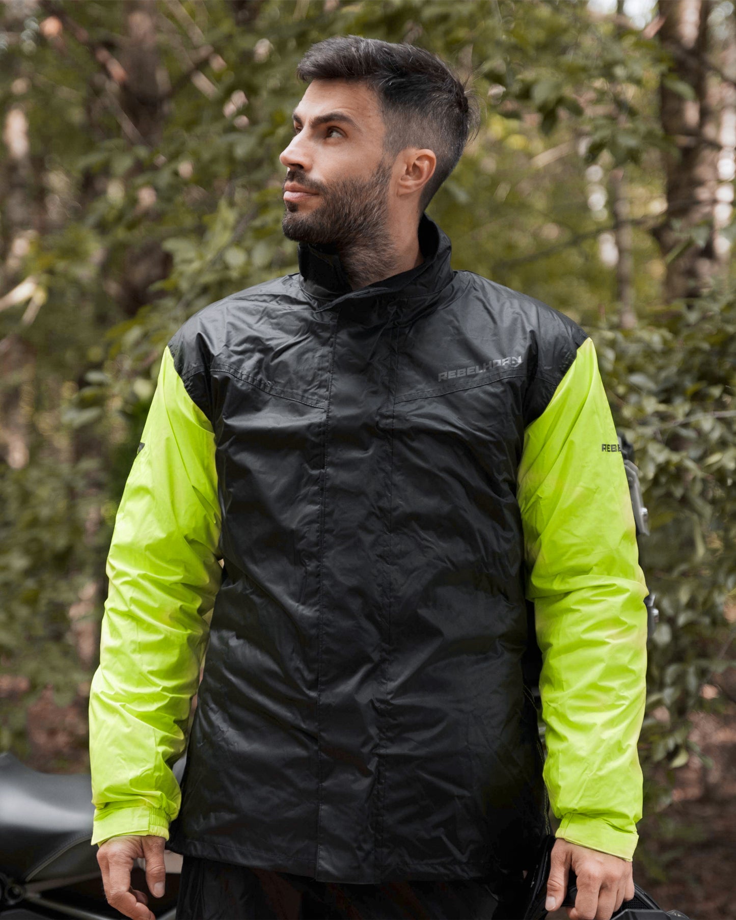 Rain 2-teiliger Regenanzug Neongelb