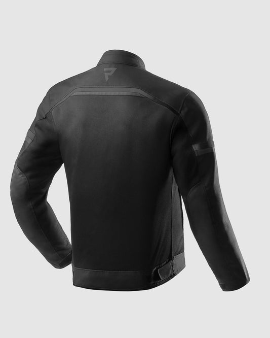 Echo Motorradjacke Schwarz