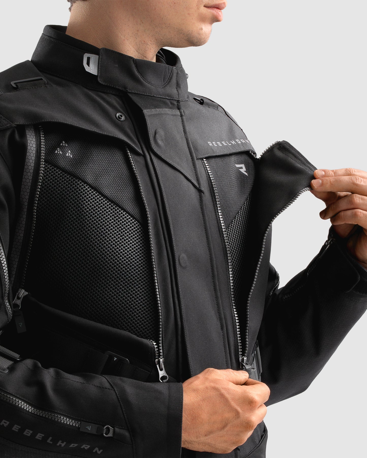 Hardy 3.0 Motorradjacke Schwarz