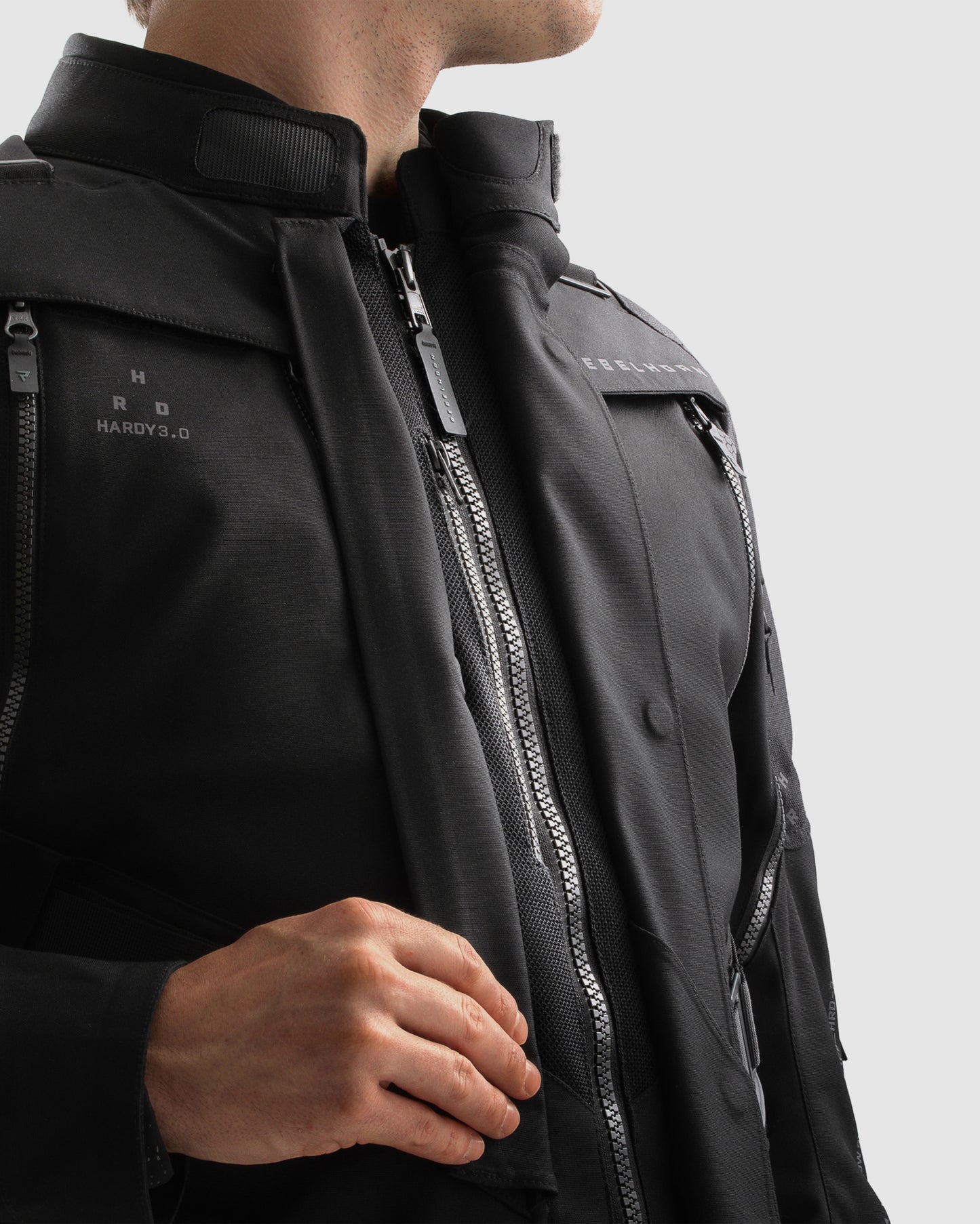 Hardy 3.0 Motorradjacke Schwarz