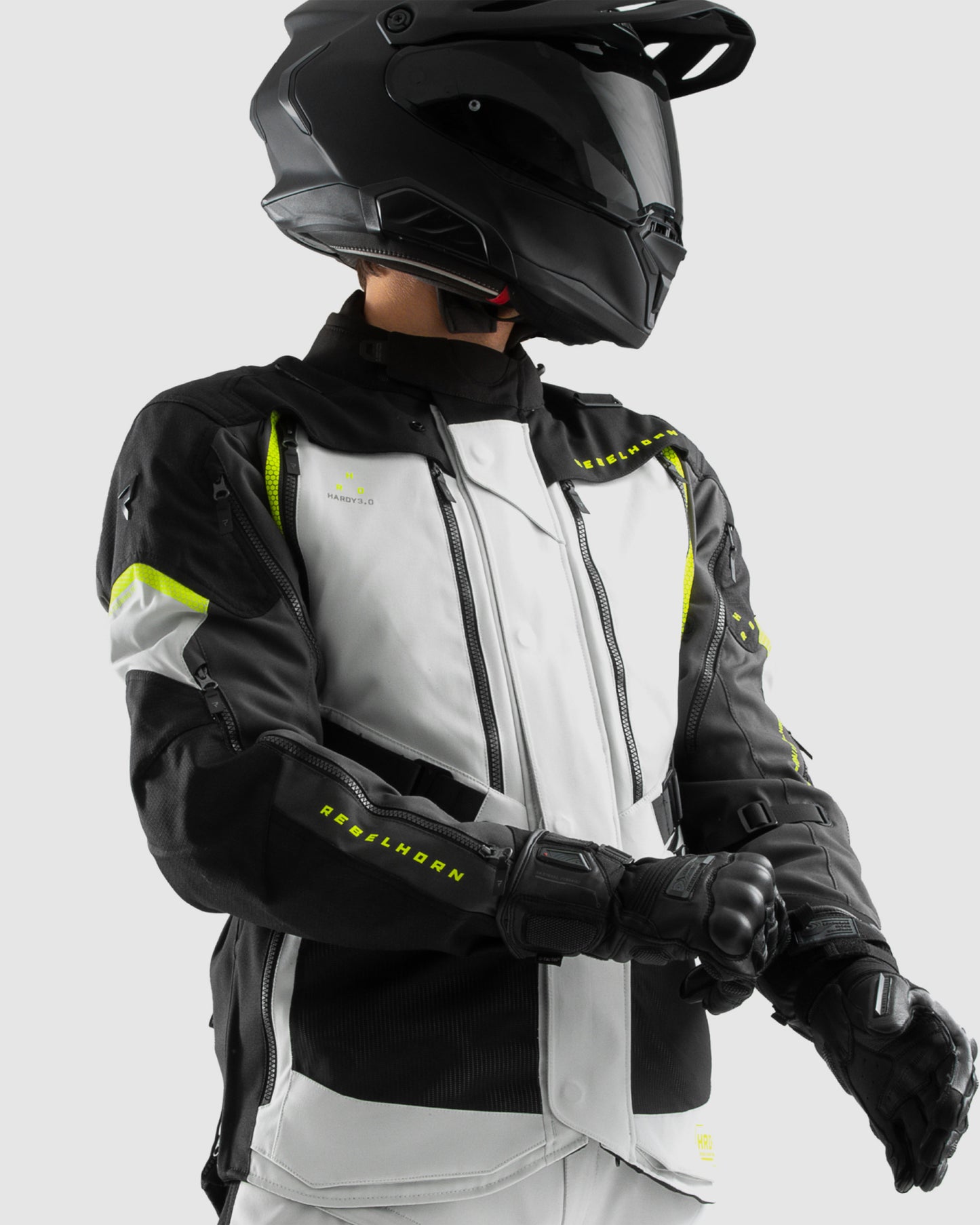 Hardy 3.0 Motorradjacke Grau