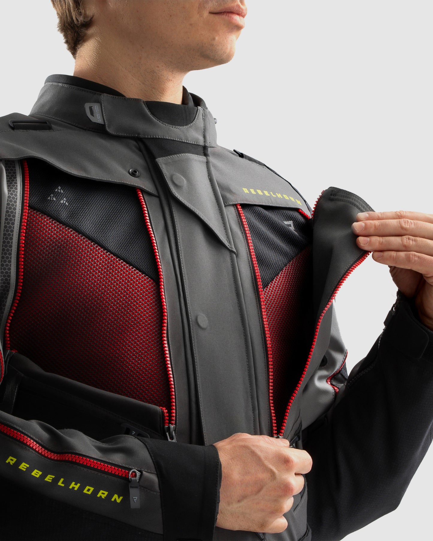 Hardy 3.0 Motorradjacke Anthrazit