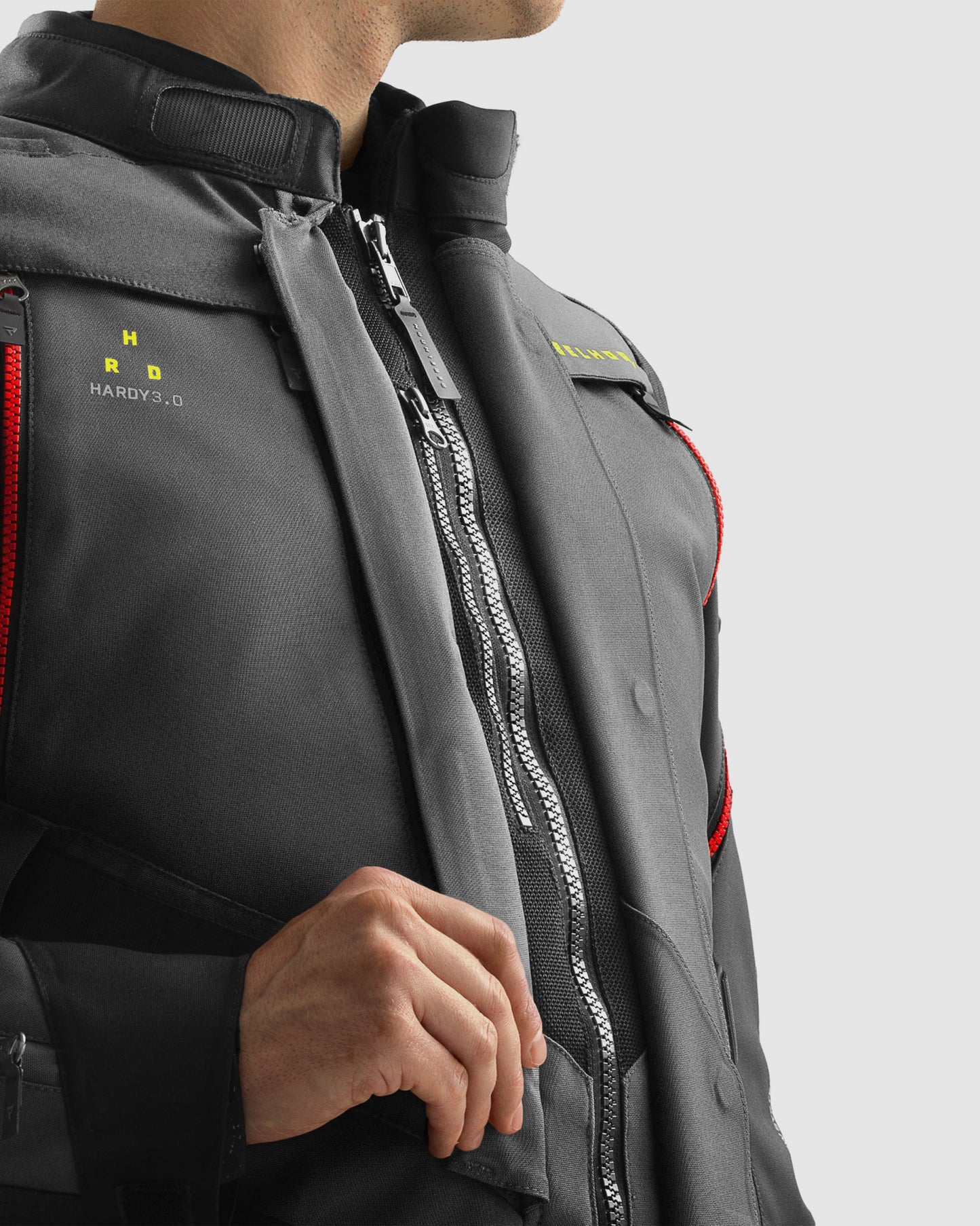 Hardy 3.0 Motorradjacke Anthrazit