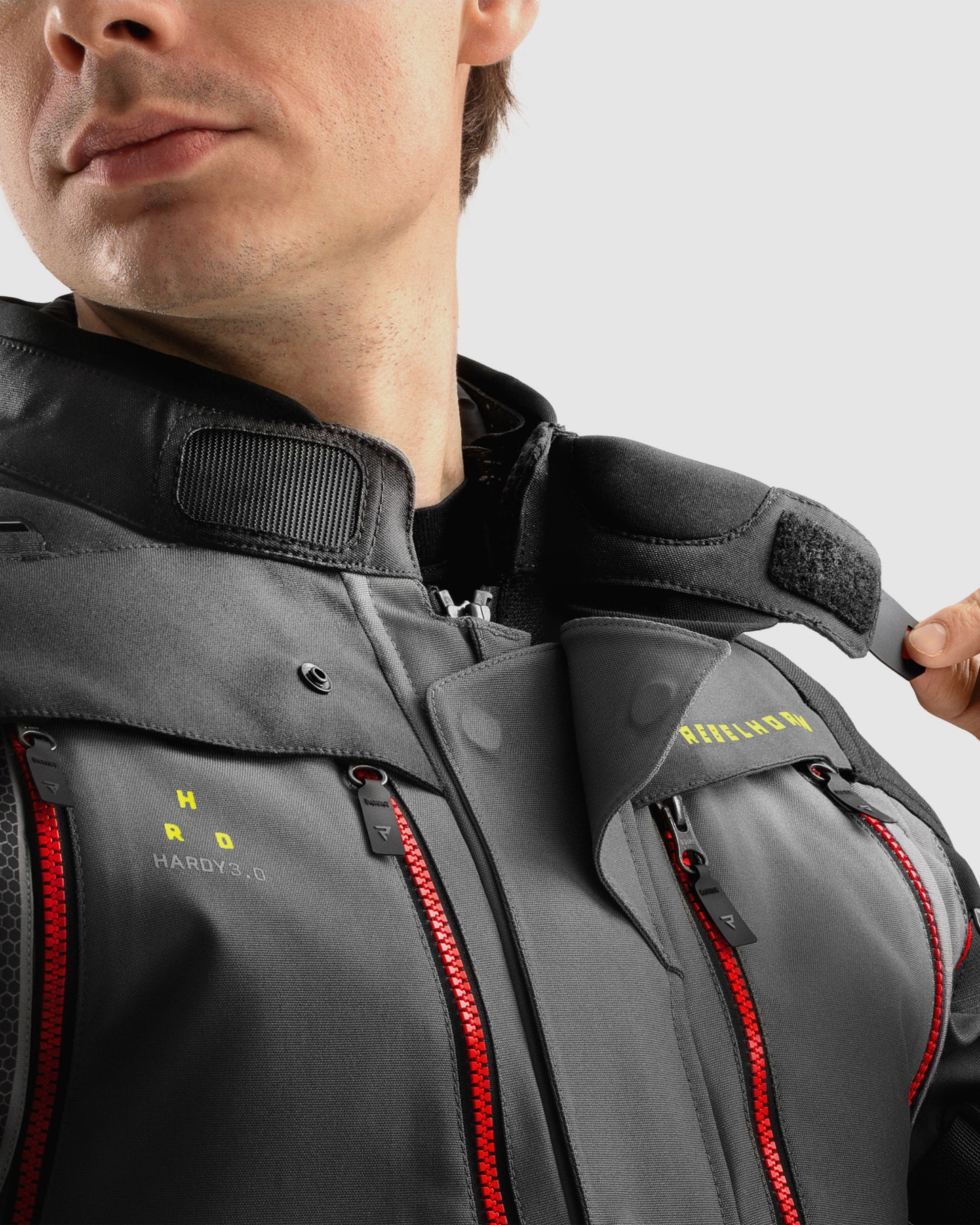 Hardy 3.0 Motorradjacke Anthrazit