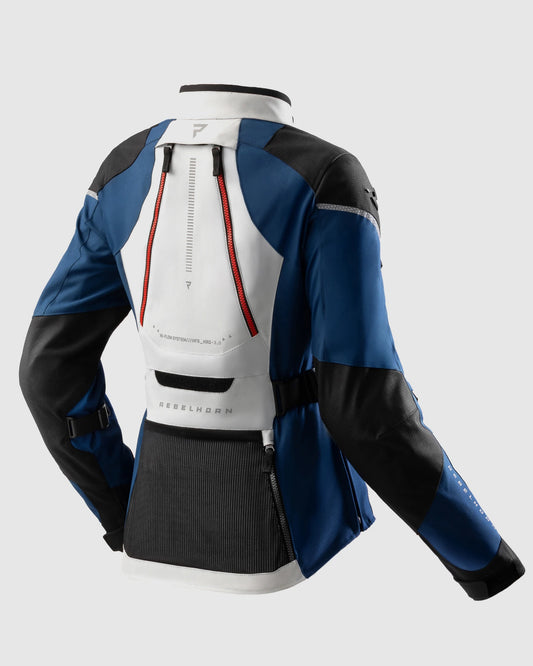 Hardy 3.0 Damen Motorradjacke Blau