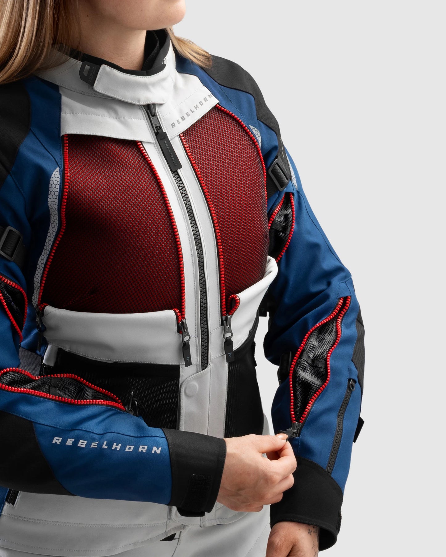 Hardy 3.0 Women's Motorcycle Jacket Blue