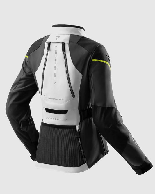Hardy 3.0 Damen Motorradjacke Grau
