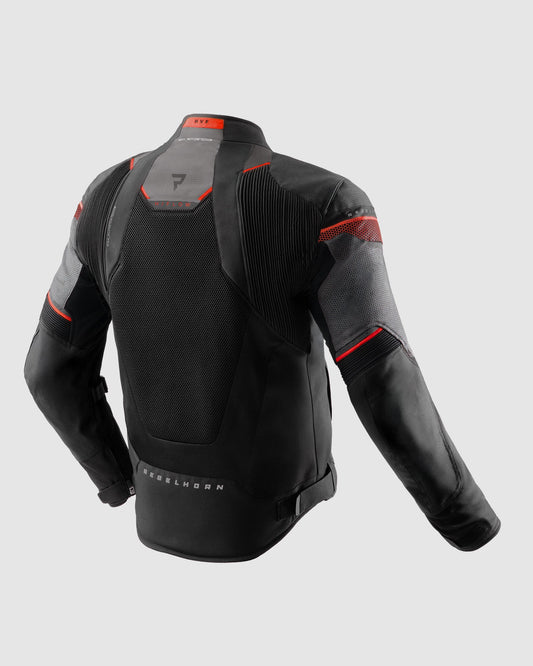 Hiflow V Motorradjacke Dunkelgrau