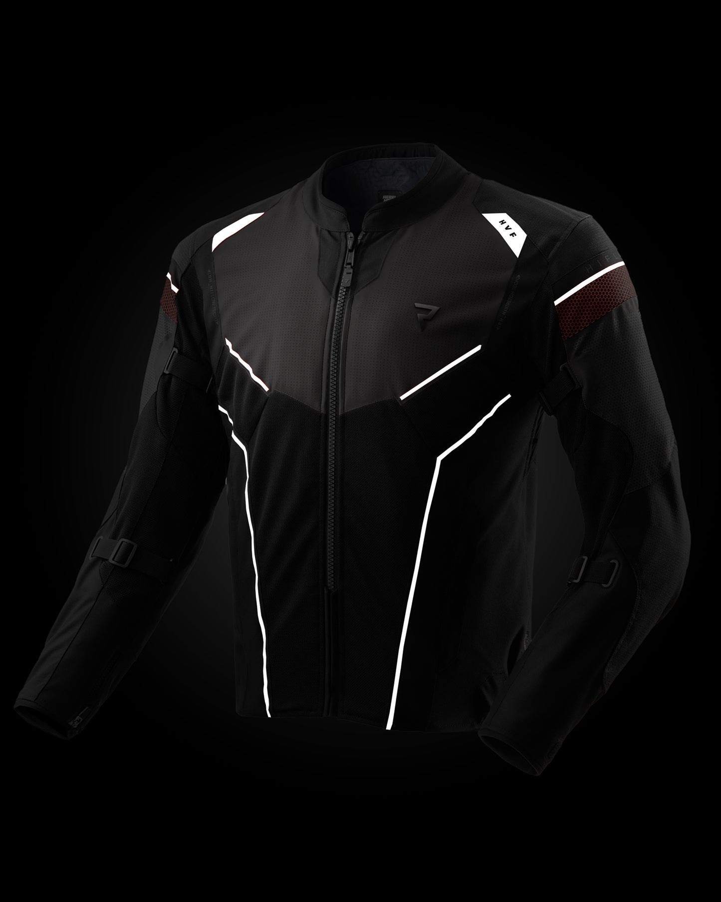 Hiflow V Motorradjacke Dunkelgrau