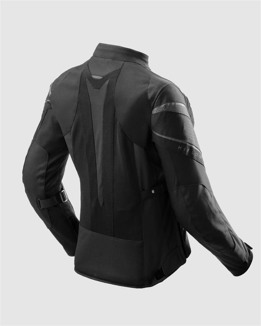 Hiflow V Damen Motorradjacke Schwarz
