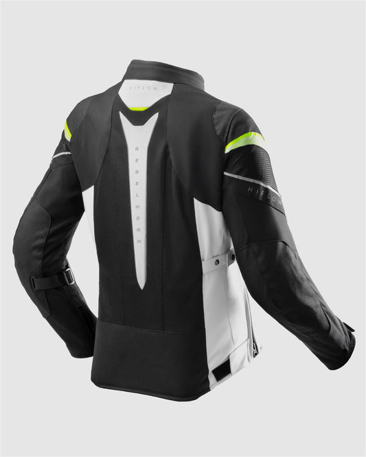 Hiflow V Damen Motorradjacke Grau