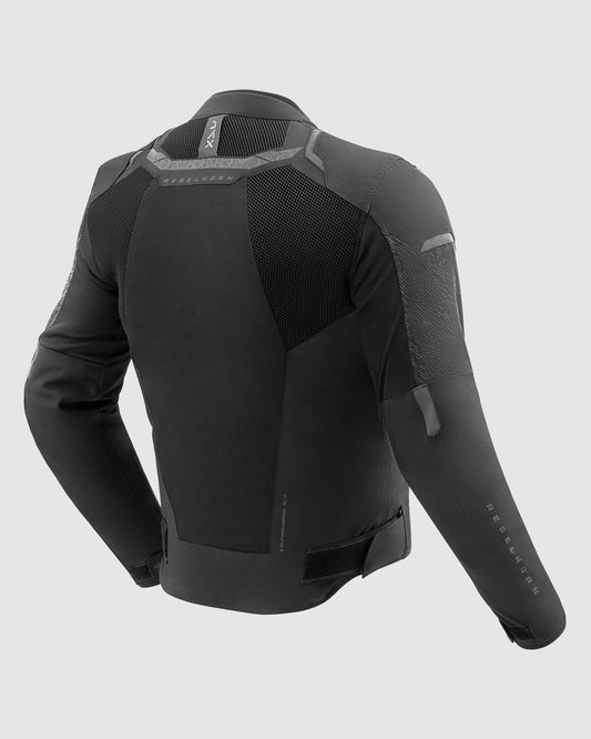 Jax Motorradjacke Schwarz