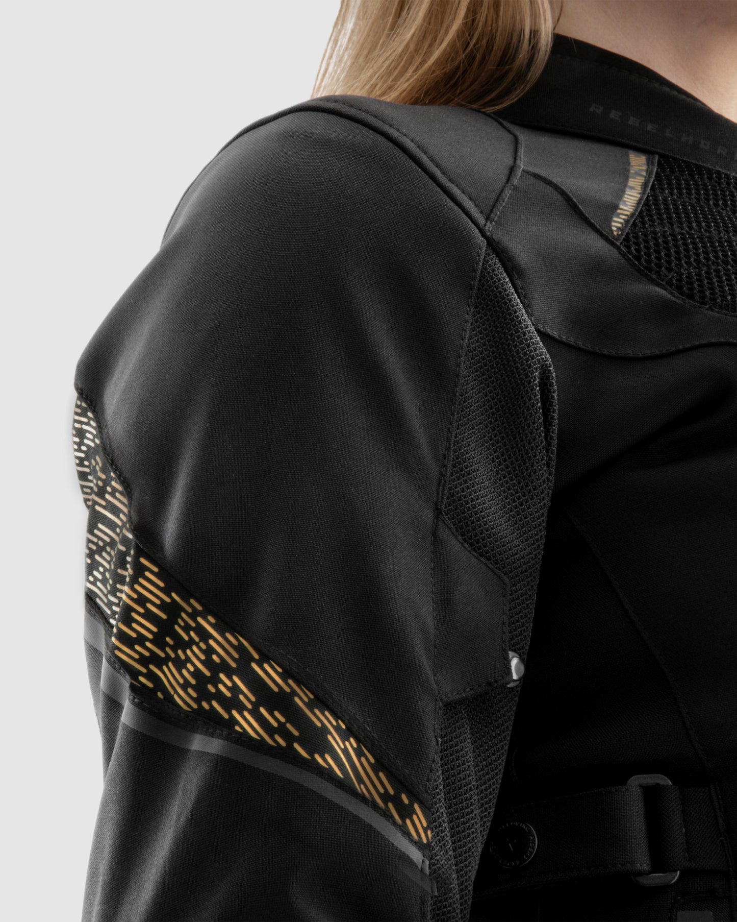 Jax Damen Motorradjacke Gold