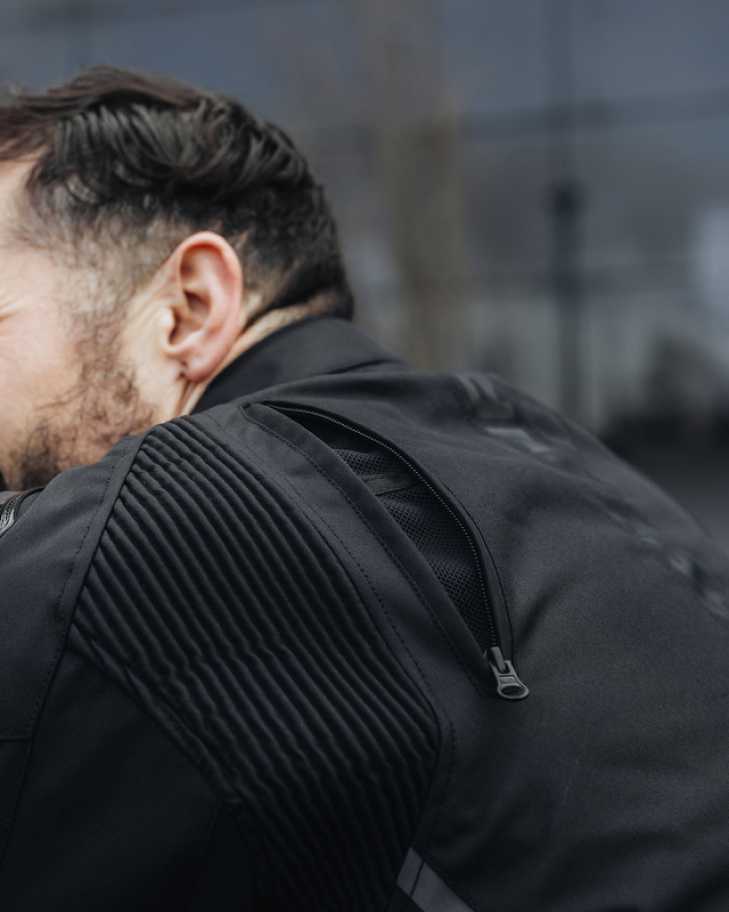 Vandal Motorradjacke Schwarz