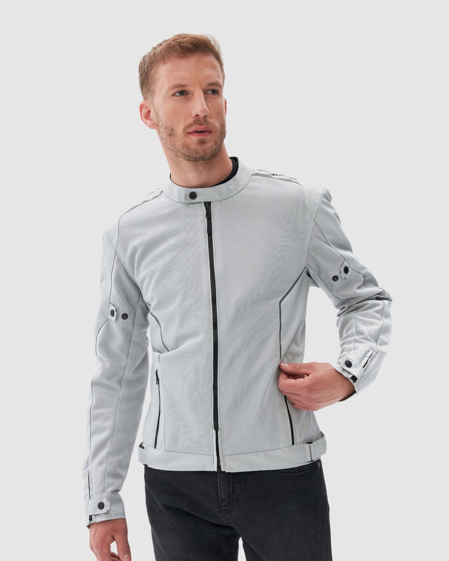 Wave Motorradjacke Grau