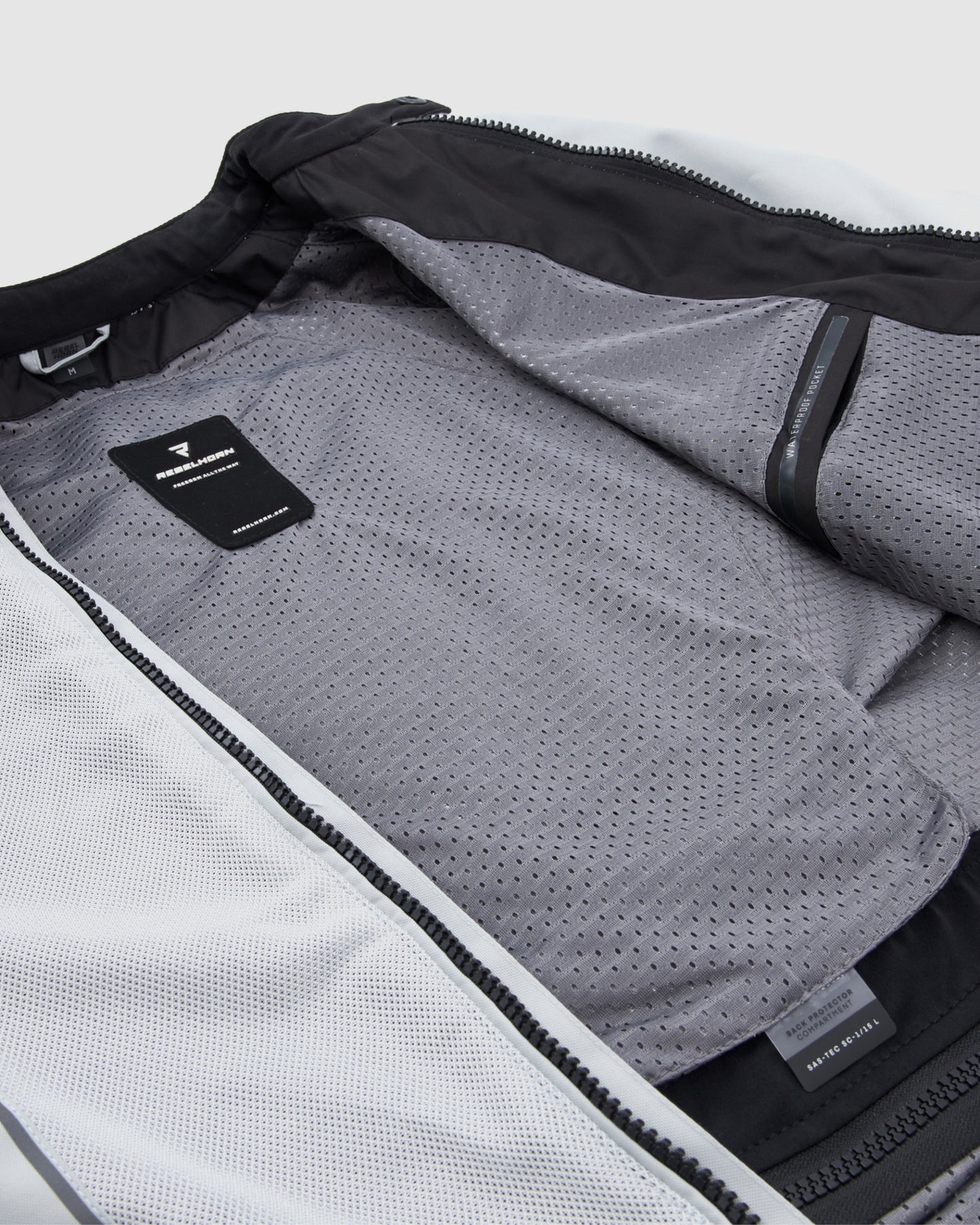 Wave Motorradjacke Grau
