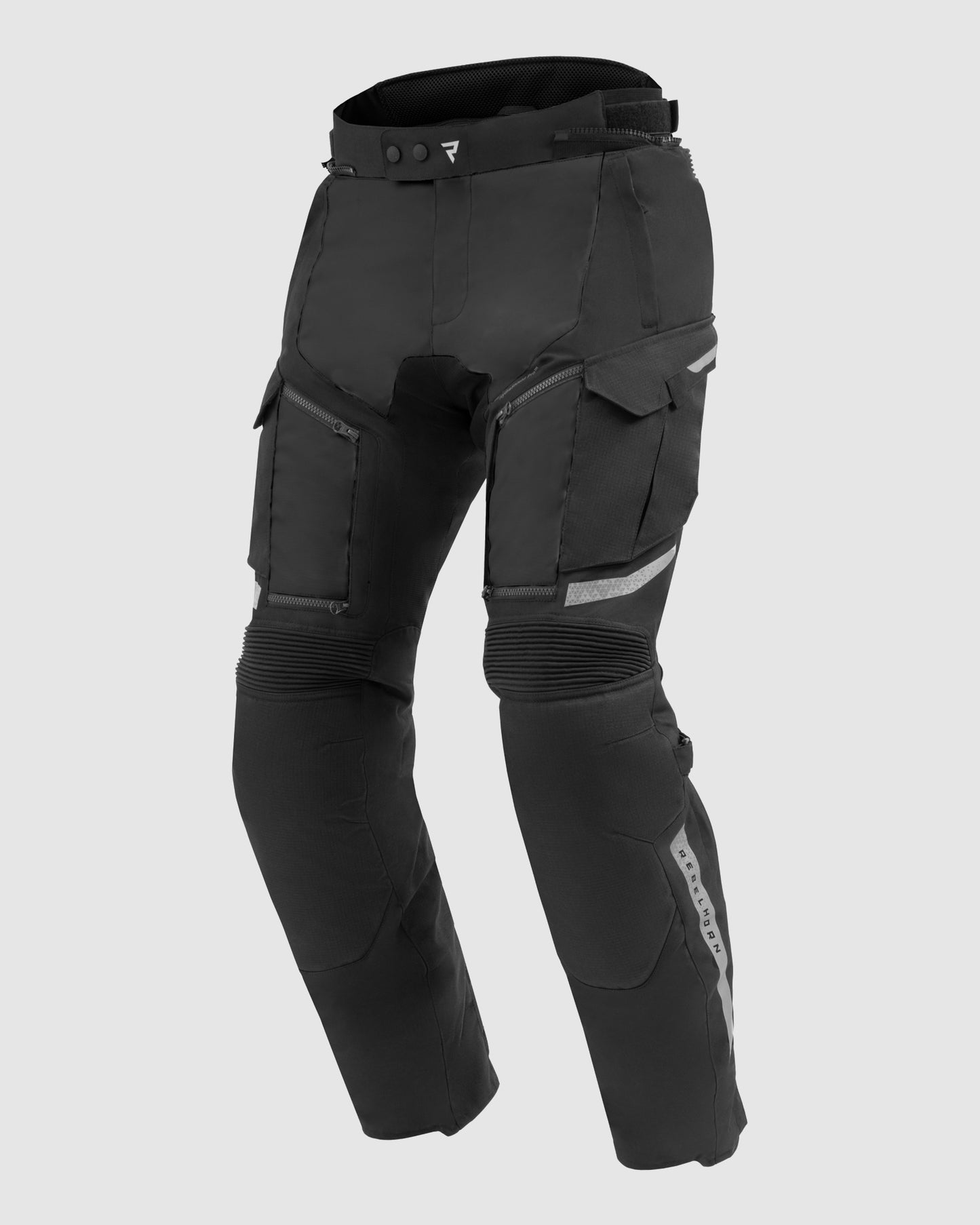 Cubby V Motorradhose Schwarz Lang