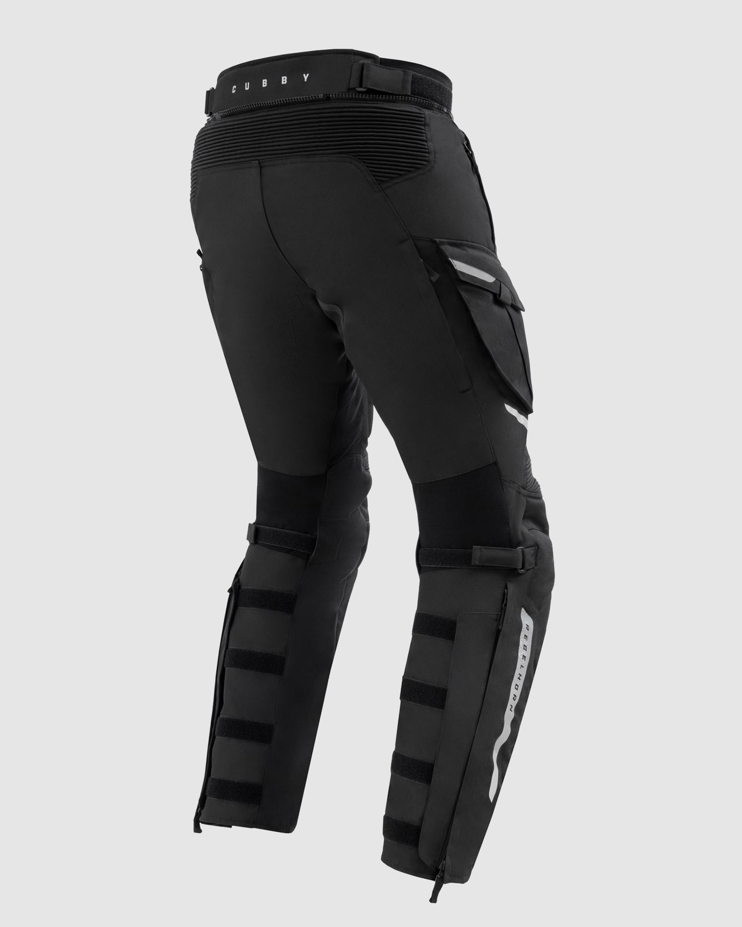 Cubby V Motorradhose Schwarz Lang