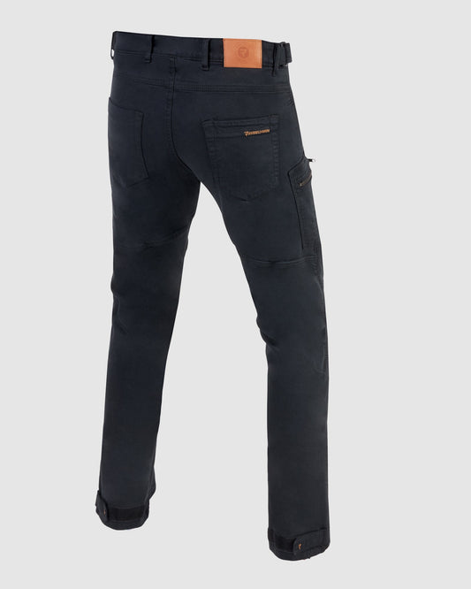 Urban III Motorrad-Jeans Schwarz Verwaschen