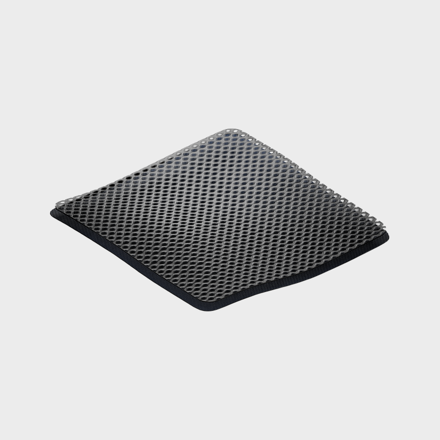 <p> 3D Matrix Mesh – ein innovatives 3D-Gewebe, das die Luftzirkulation verbessert und gleichzeitig Form und Haltbarkeit beibehält.</p>