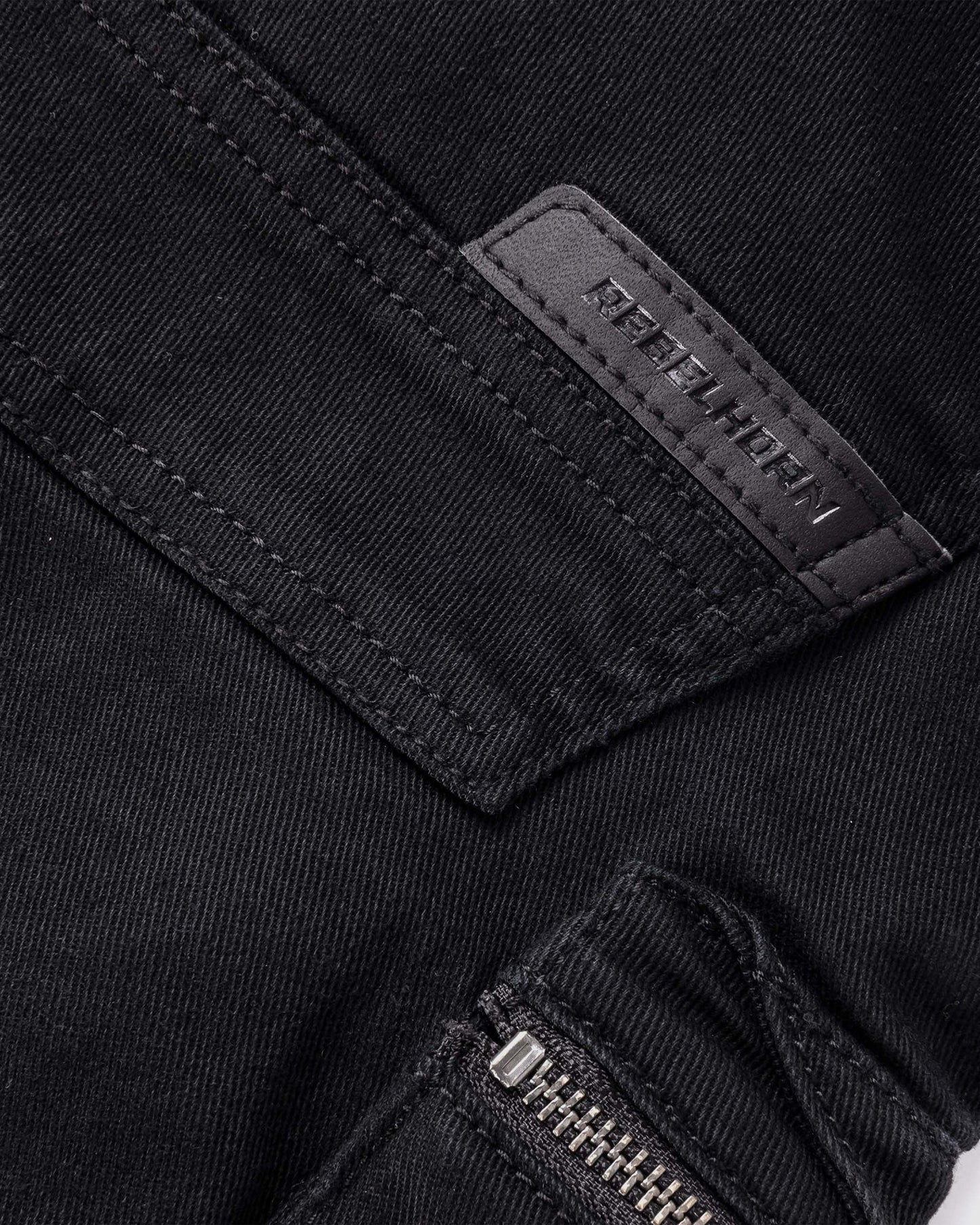 Vandal Motorrad-Jeans Schwarz