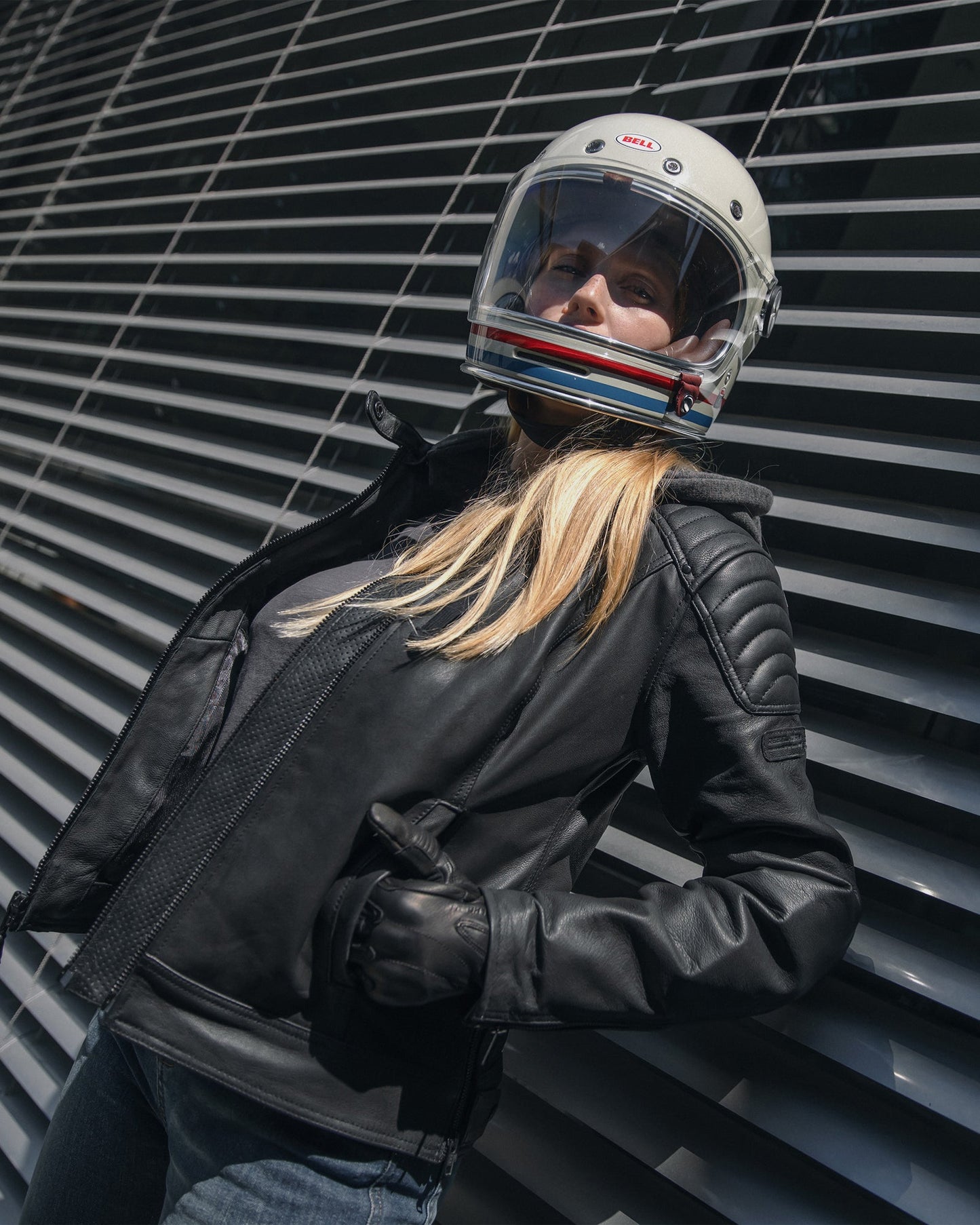 Impala Damen Lederjacke Schwarz