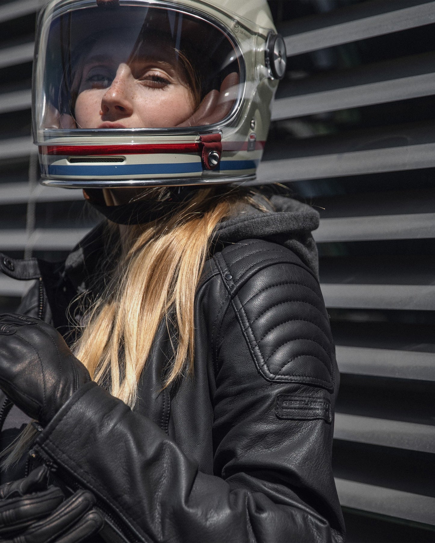 Impala Damen Lederjacke Schwarz