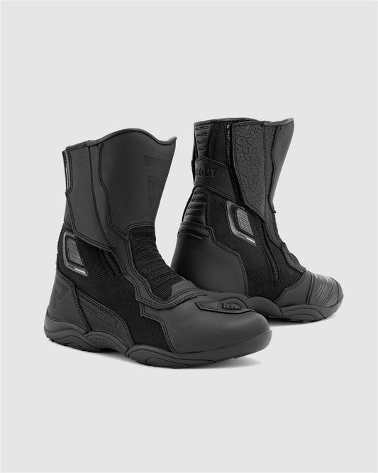 Scout Air Motorradstiefel Schwarz Matt