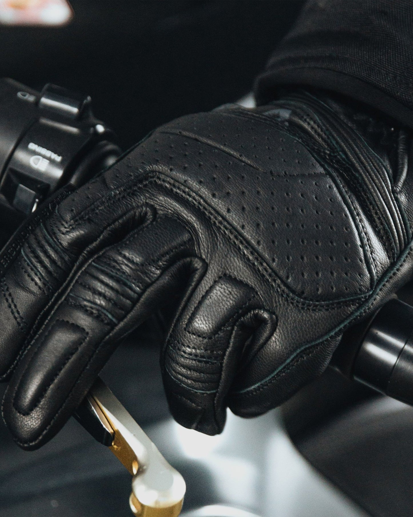 Hike II Motorradhandschuhe Schwarz