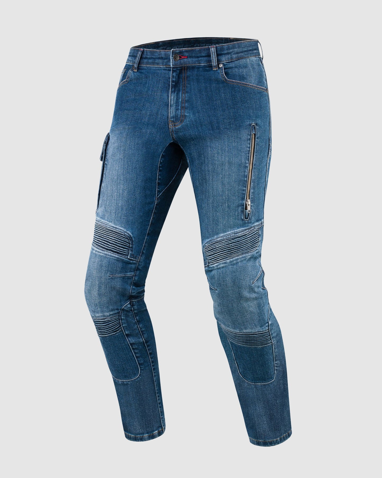 Vandal Motorrad-Jeans Blau
