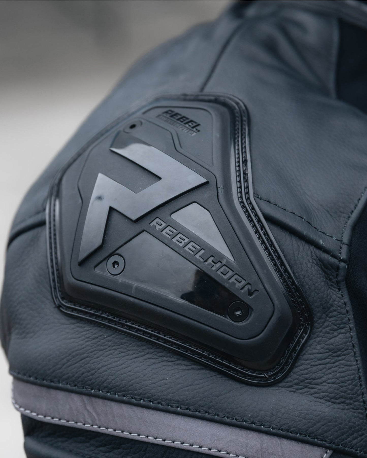 Vandal Motorrad-Lederjacke Schwarz