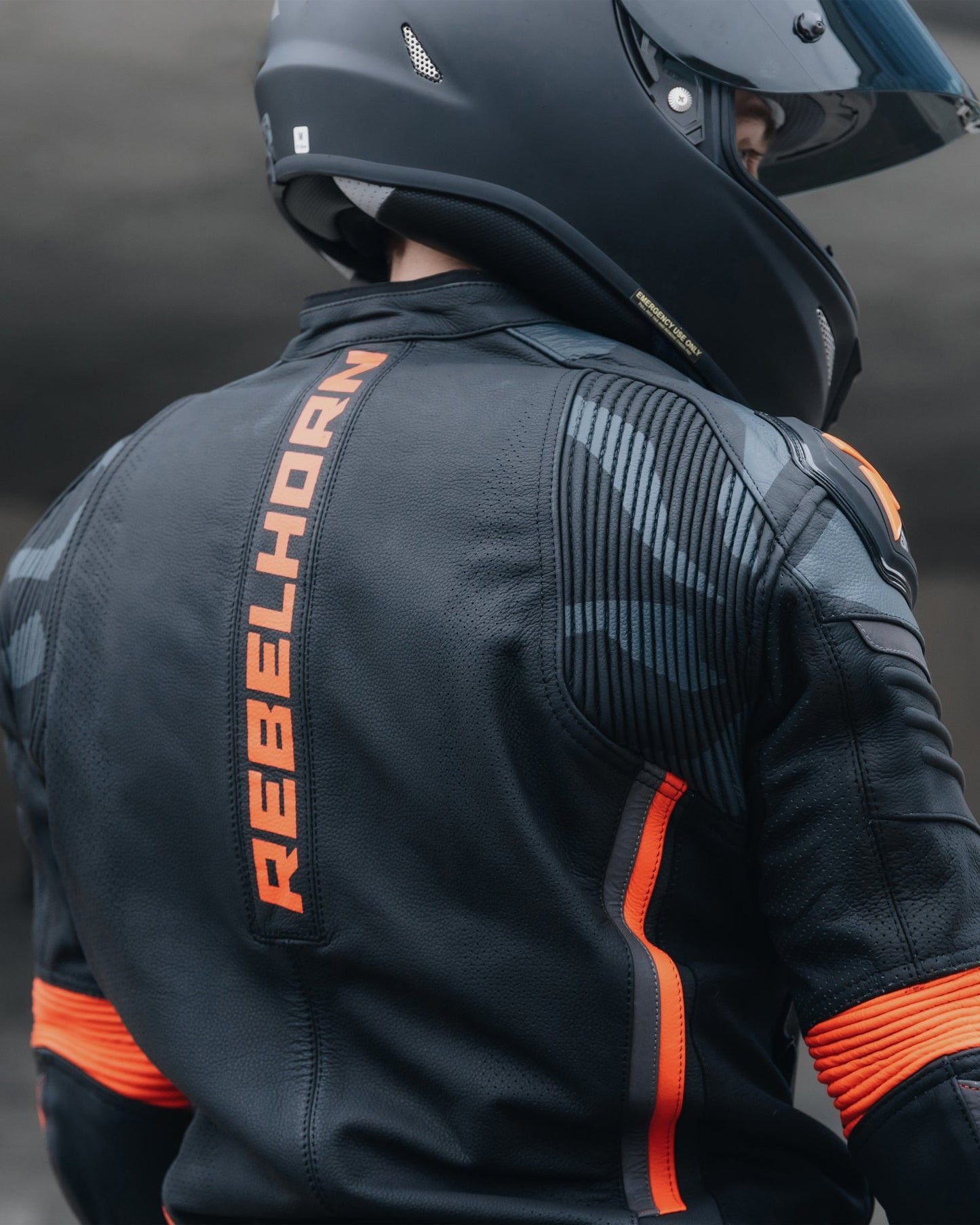 Vandal Motorrad-Lederjacke Rot