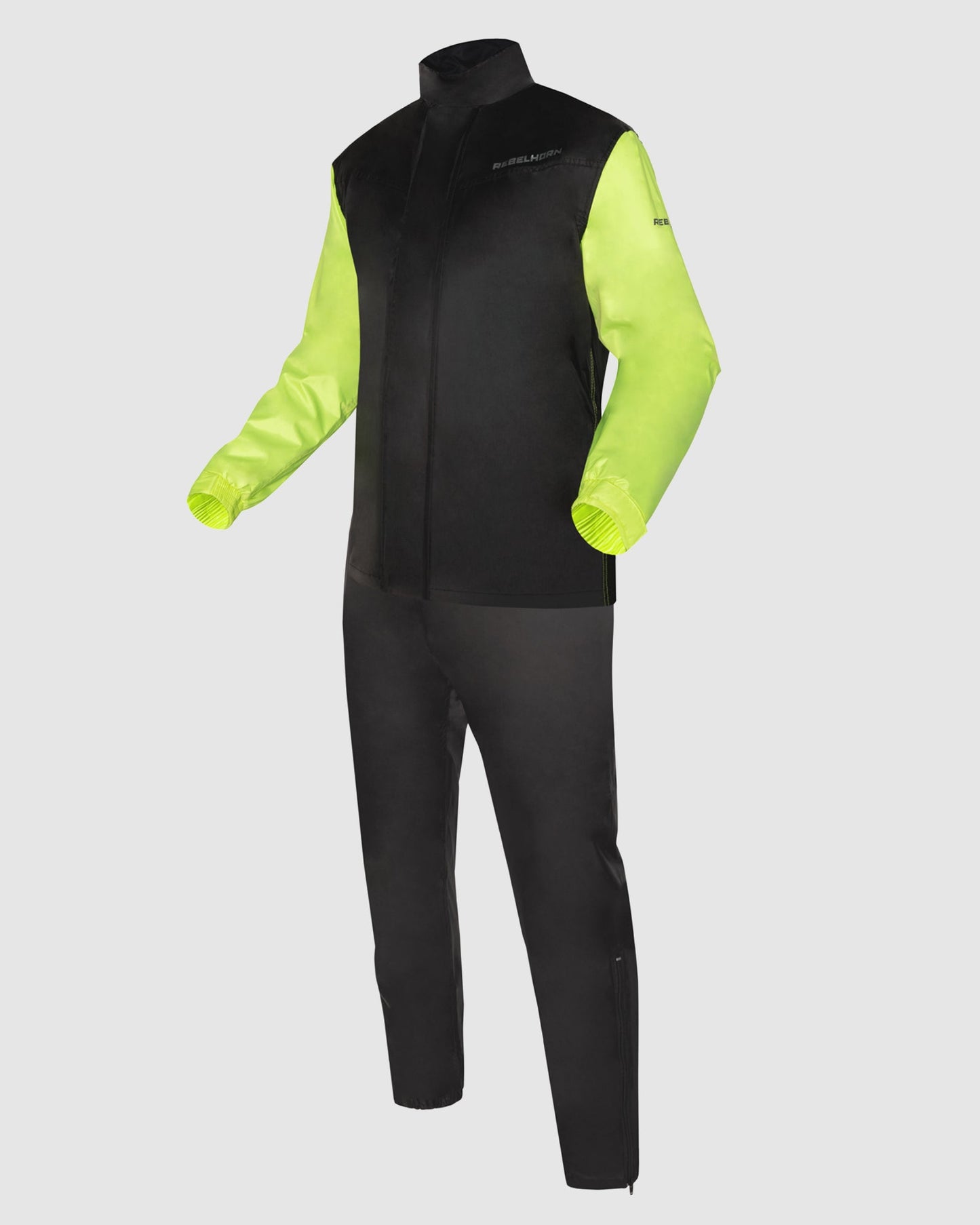 Rain 2-teiliger Regenanzug Neongelb