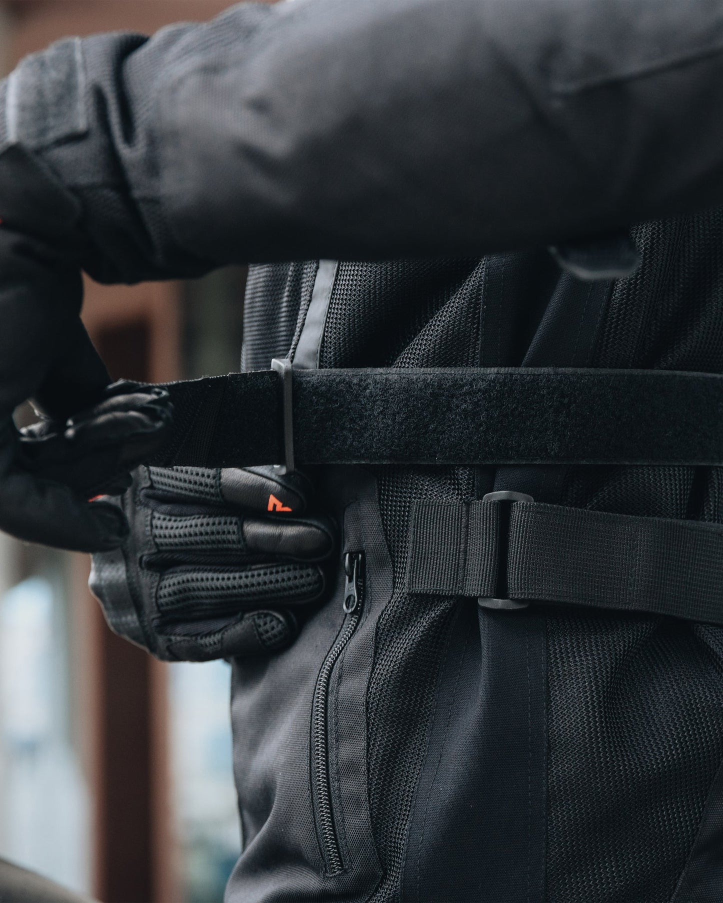 Scandal II Motorradjacke Schwarz