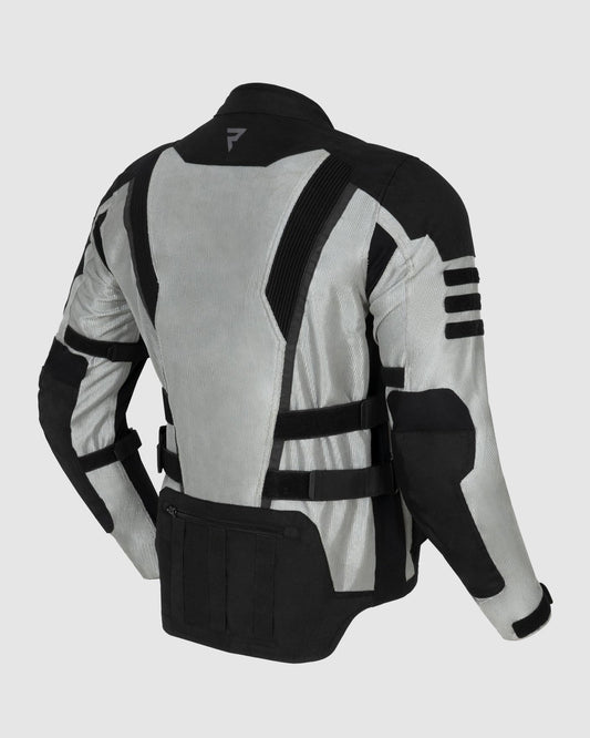 Scandal II Motorradjacke Grau