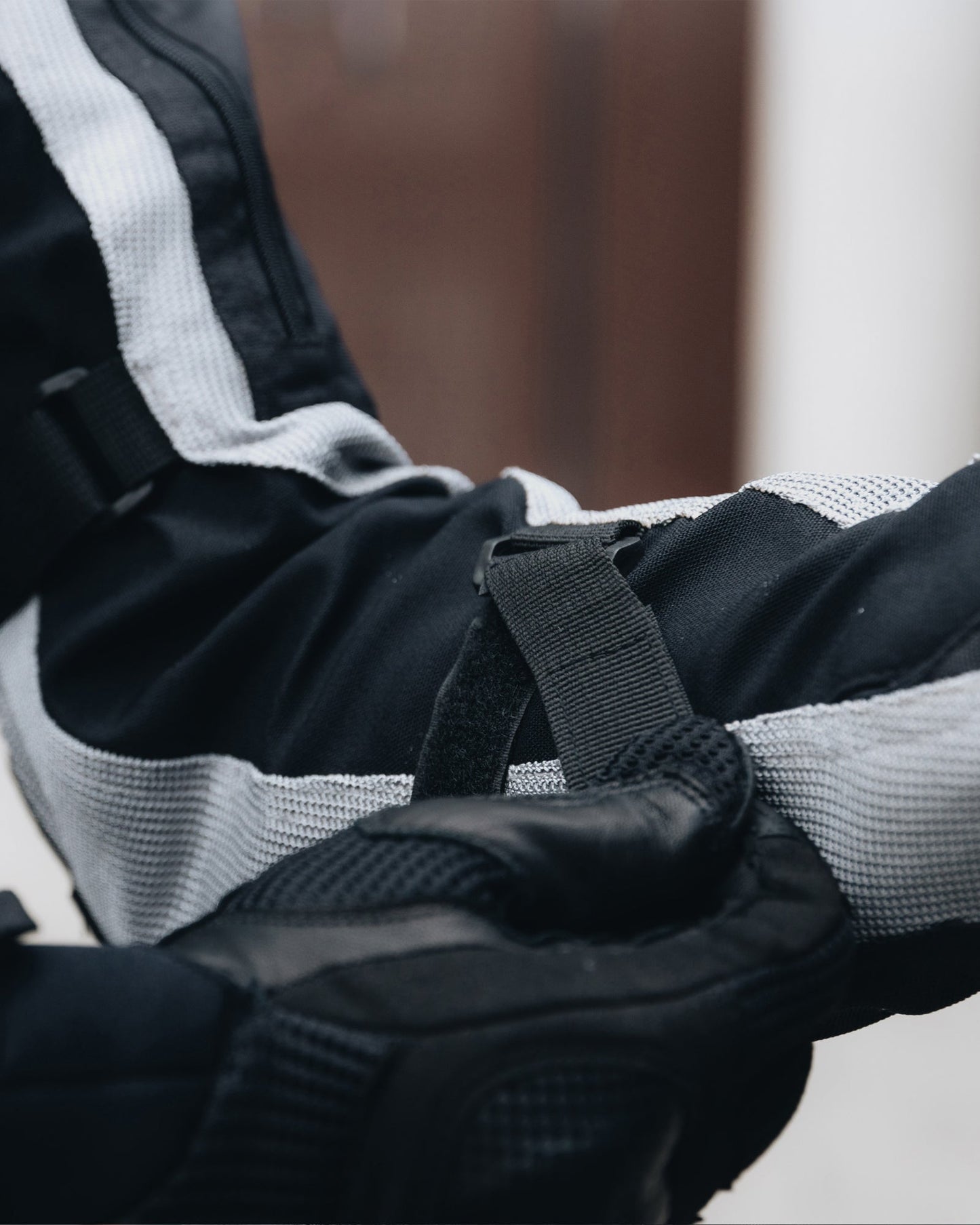 Scandal II Motorradjacke Grau