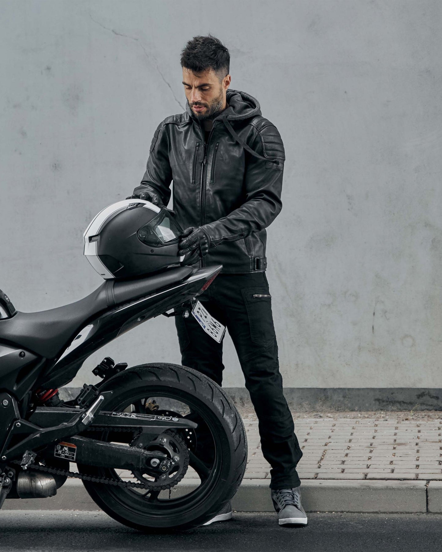 Impala Lederjacke Schwarz