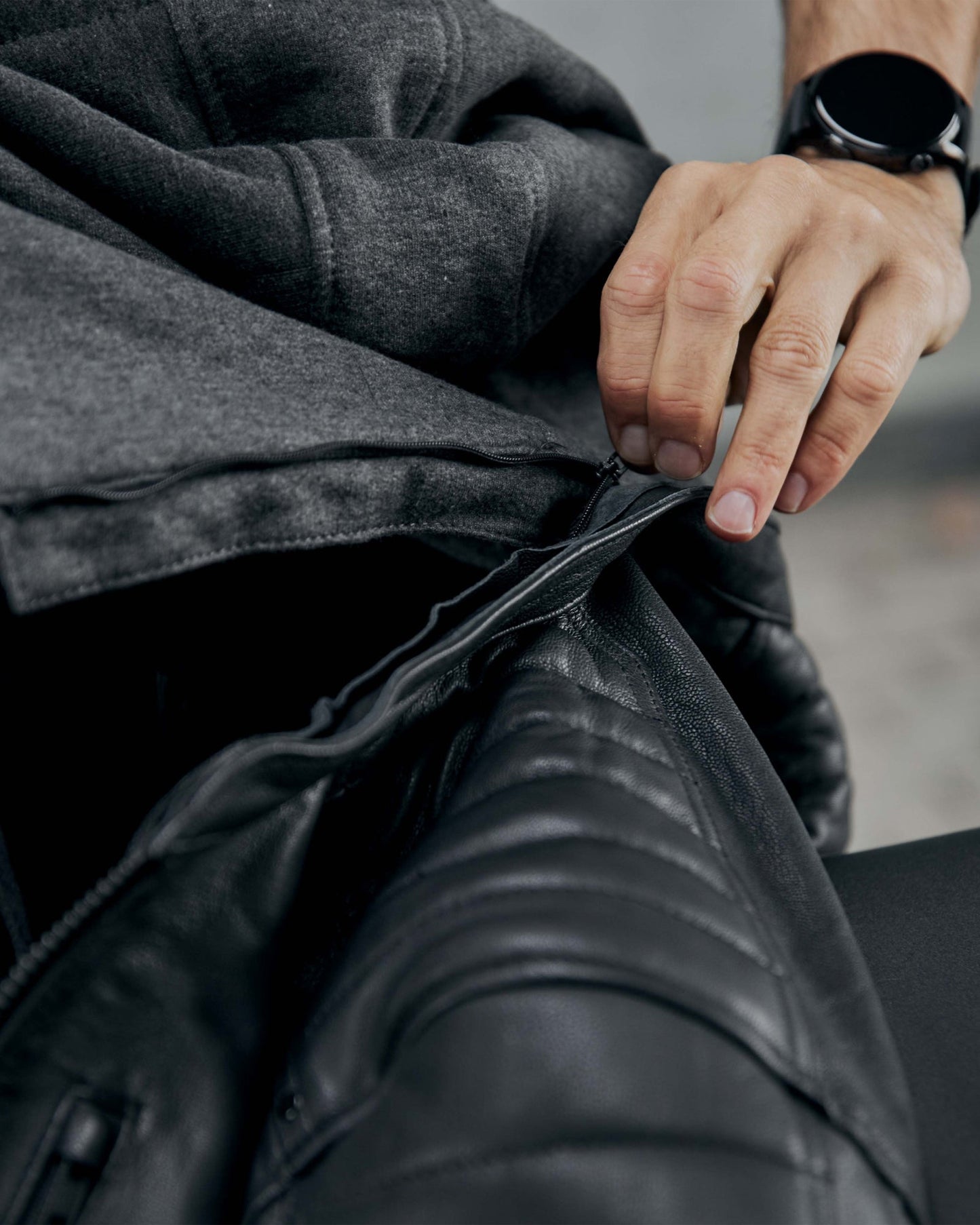 Impala Lederjacke Schwarz