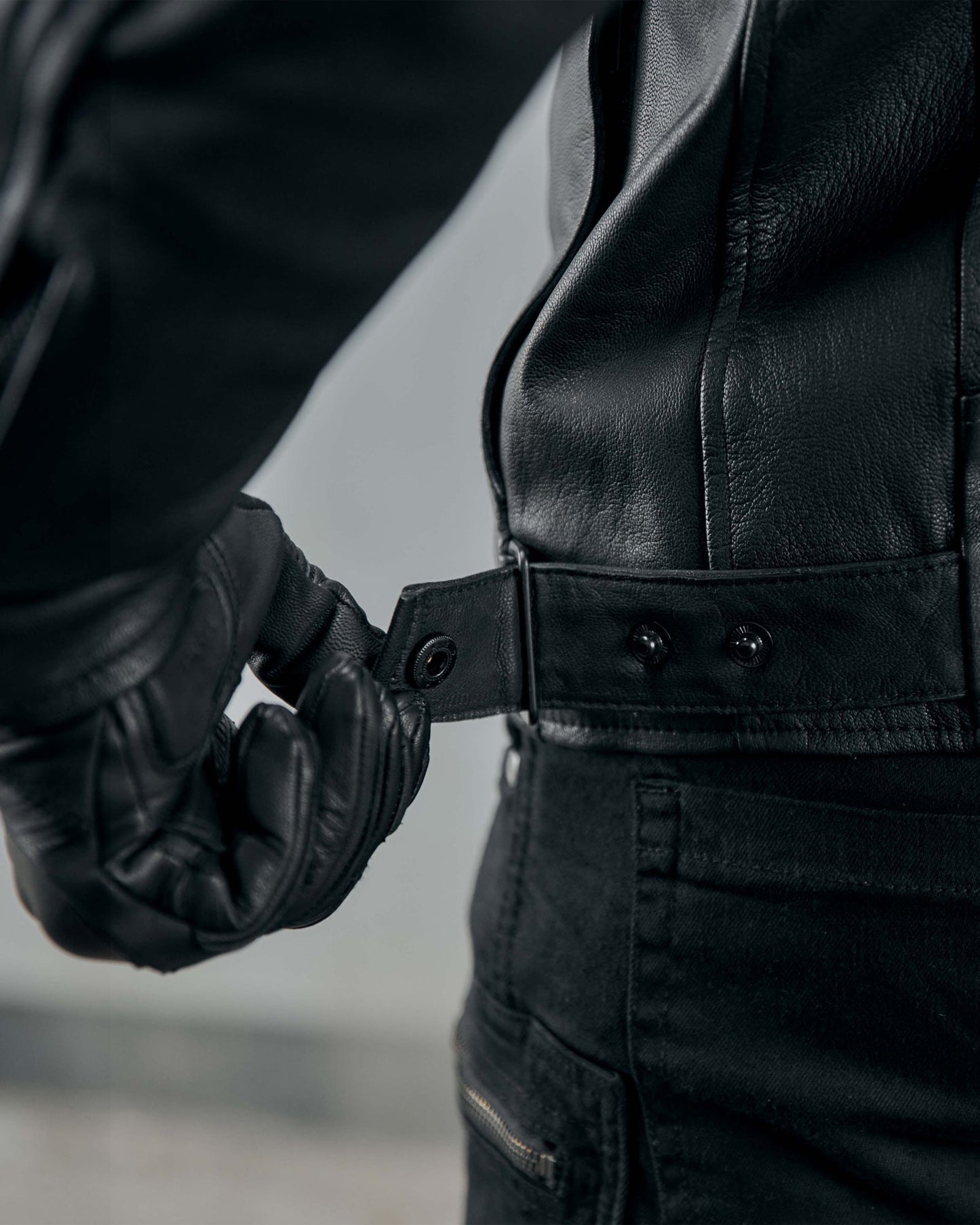 Impala Lederjacke Schwarz