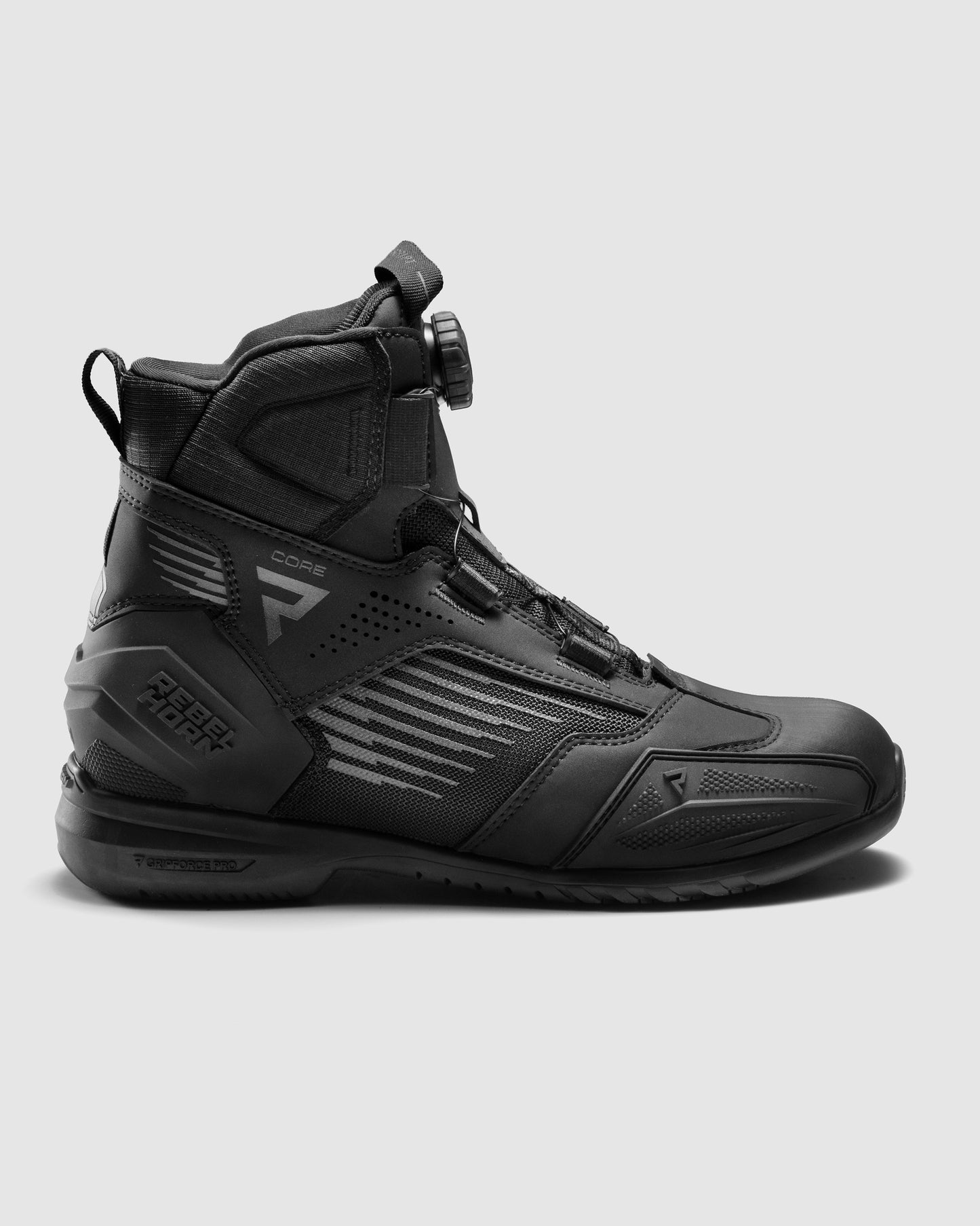 Core Motorradstiefel Schwarz